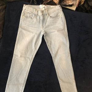 Frame Light Blue Jeans, Size 27, Never Worn